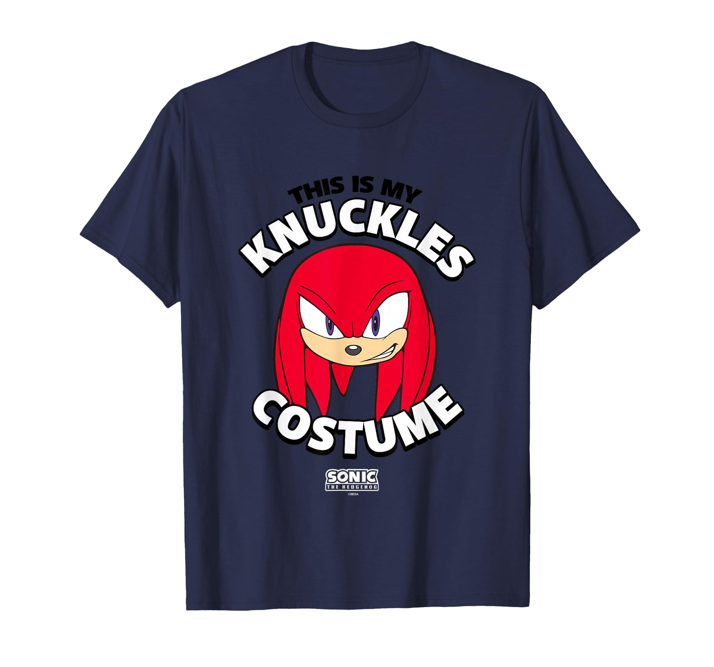 Sonic The Hedgehog Halloween This Is My Knuckles Costume T-Shirt
