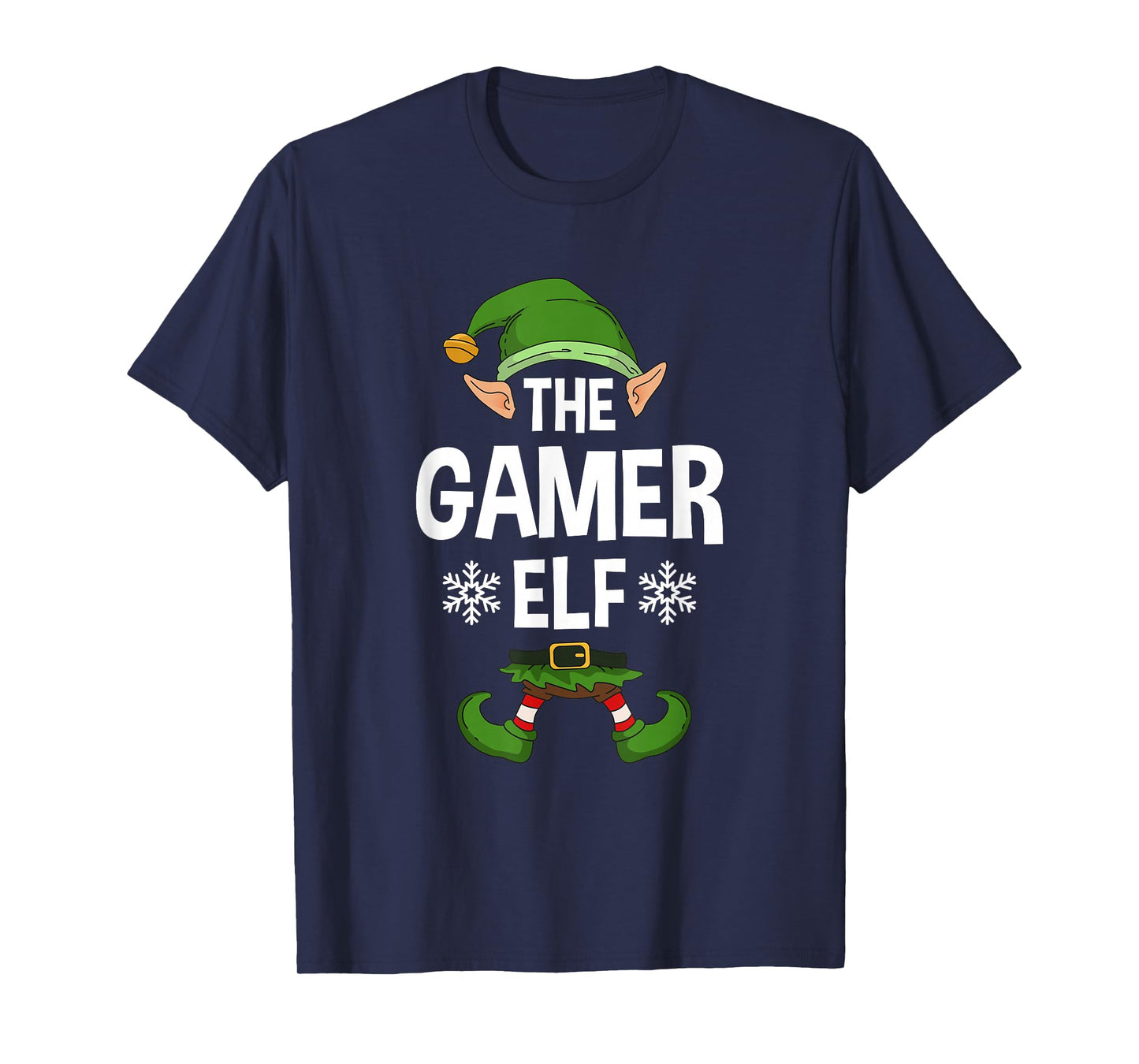 The Gamer Elf Party Family Group Matching X-Mas Gaming Quote T-Shirt