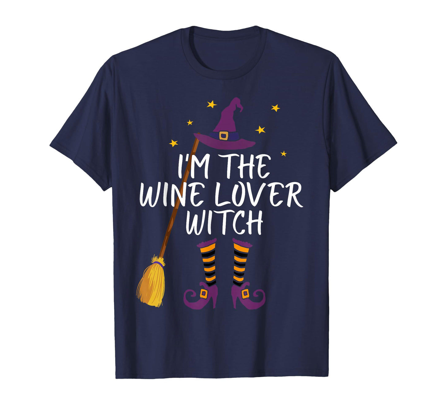 I'm The Wine Lover Witch Funny Sommelier Halloween Costume T-Shirt