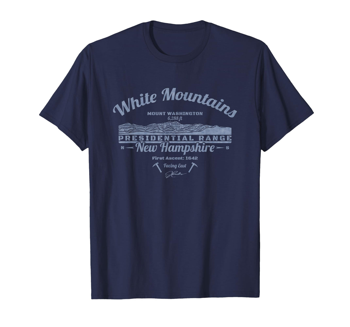 JCombs: White Mountains, NH with Mount Washington T-Shirt T-Shirt