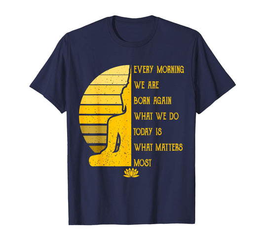 Yoga T-Shirt Meditation Buddha Gift Yoga Teacher T-Shirt