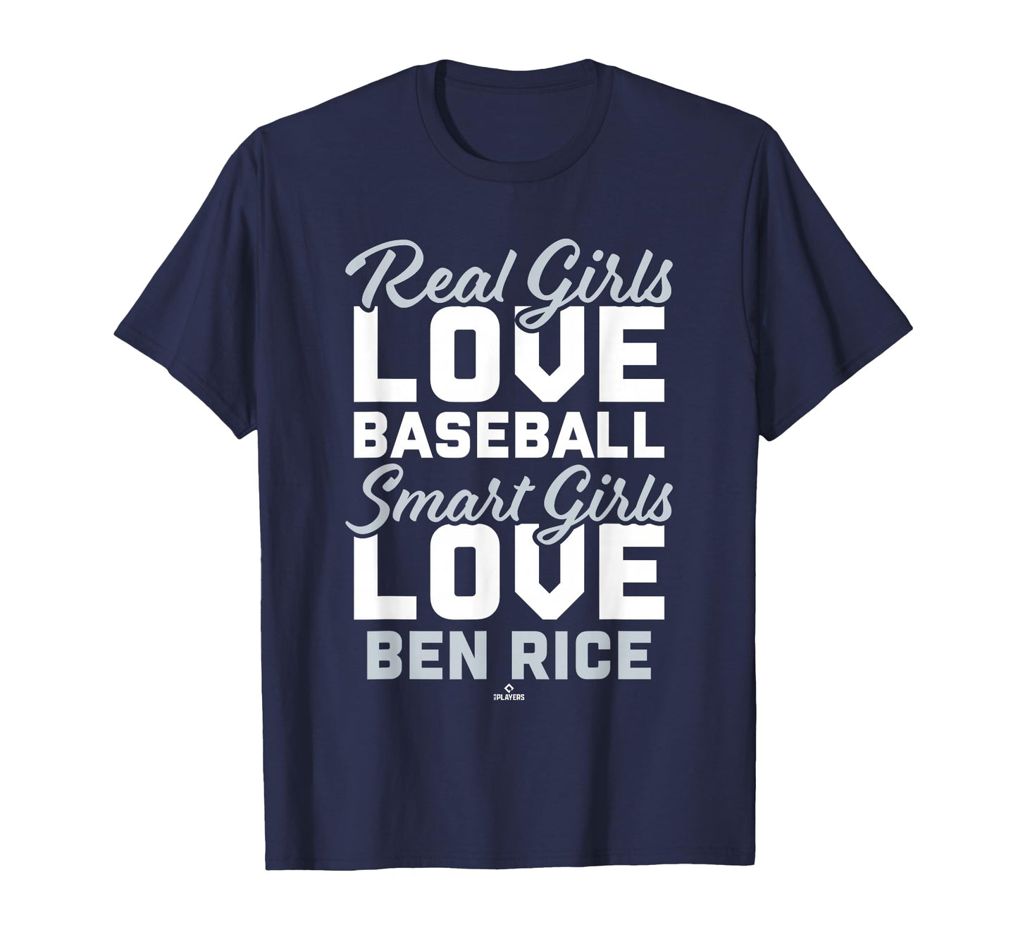 Smart Girls Love Ben Rice New York Baseball MLBPA T-Shirt