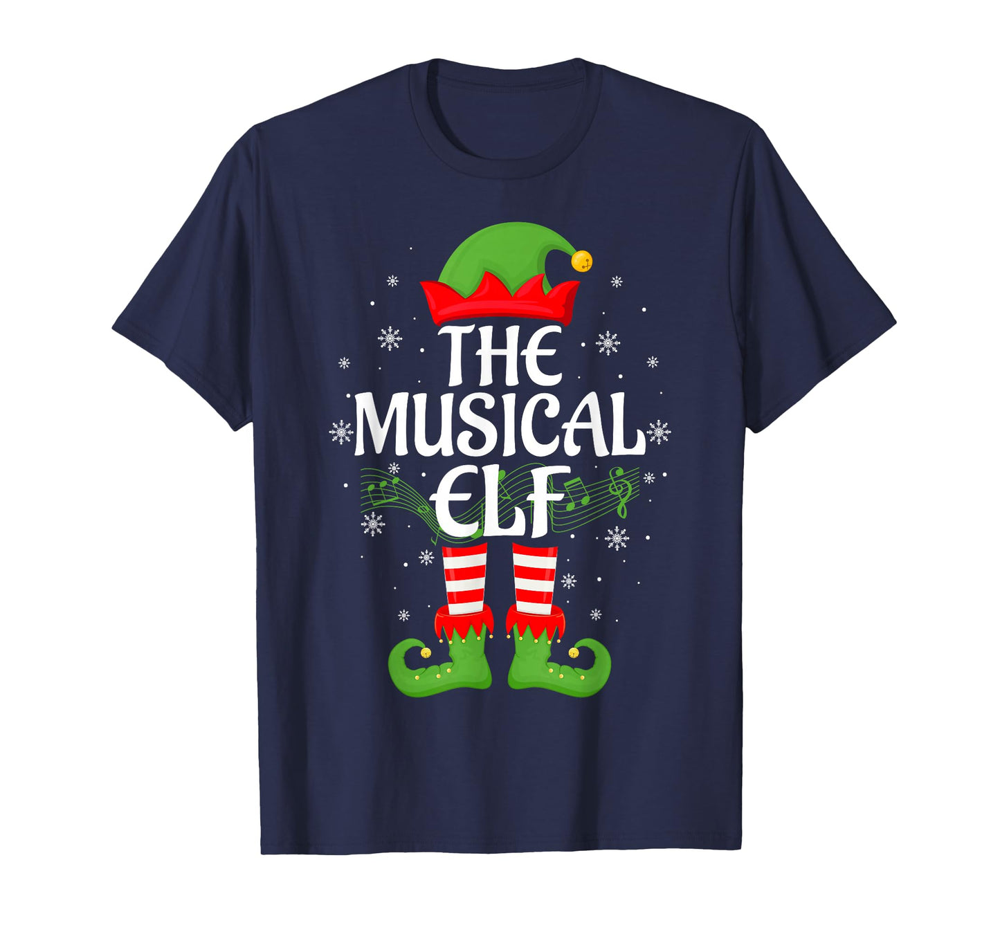 Elf Squad Xmas Matching Family Musical Elf Christmas T-Shirt