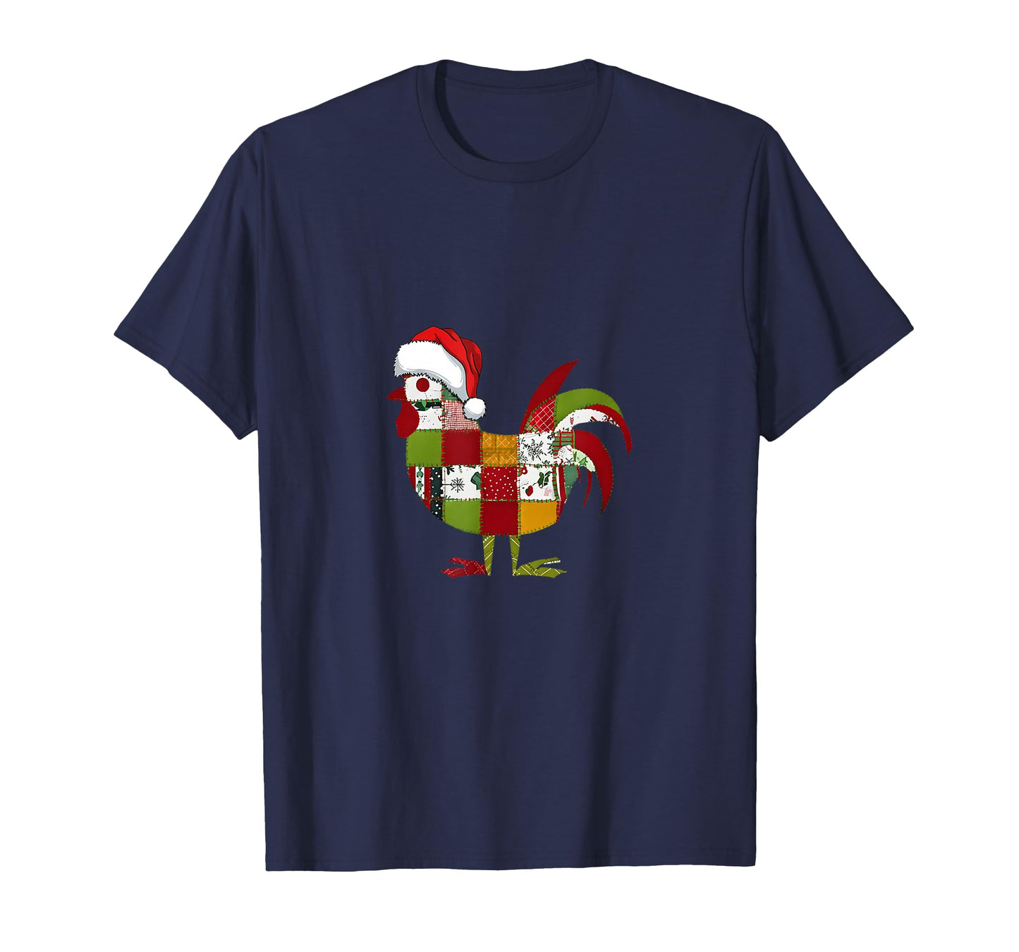 Vintage Patchwork Pumpkin Chicken Fall Quilt Christmas Fall T-Shirt
