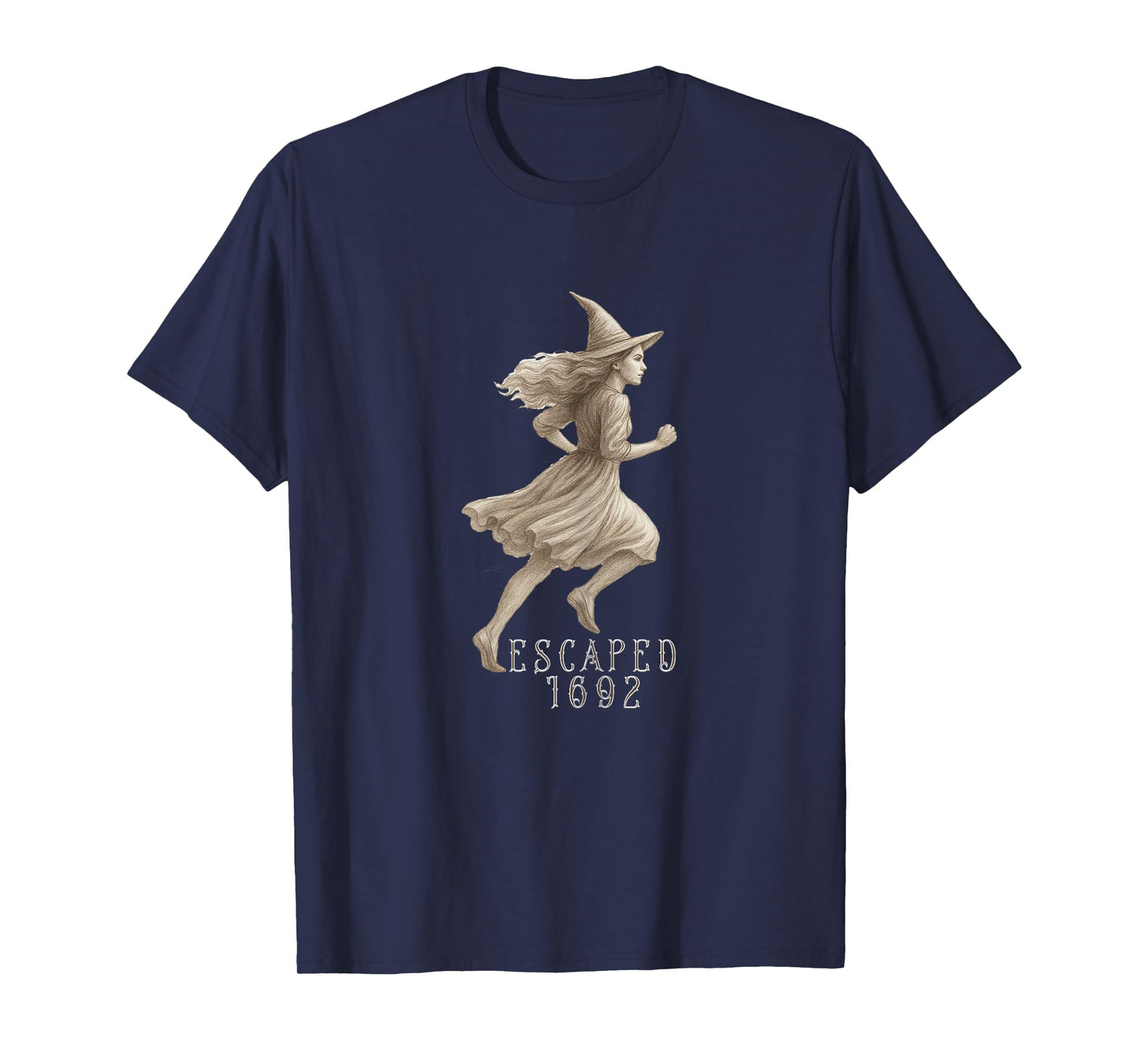 Escaped 1692 Witch, Salem Witch Trials Inspired, Feminist T-Shirt