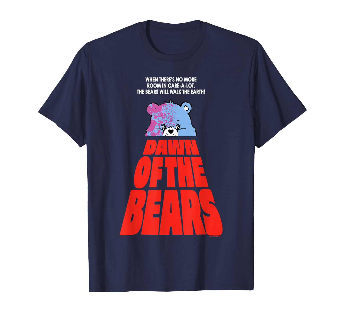 Care Bears Halloween Dawn Of The Bears Horror Movie Poster T-Shirt