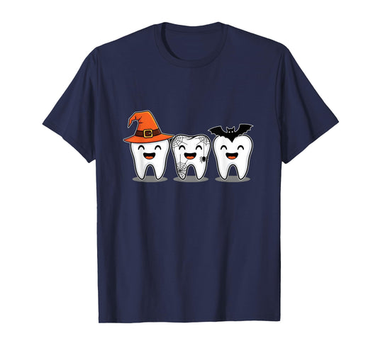 Dentist Tooth Pumpkin Halloween T-Shirt