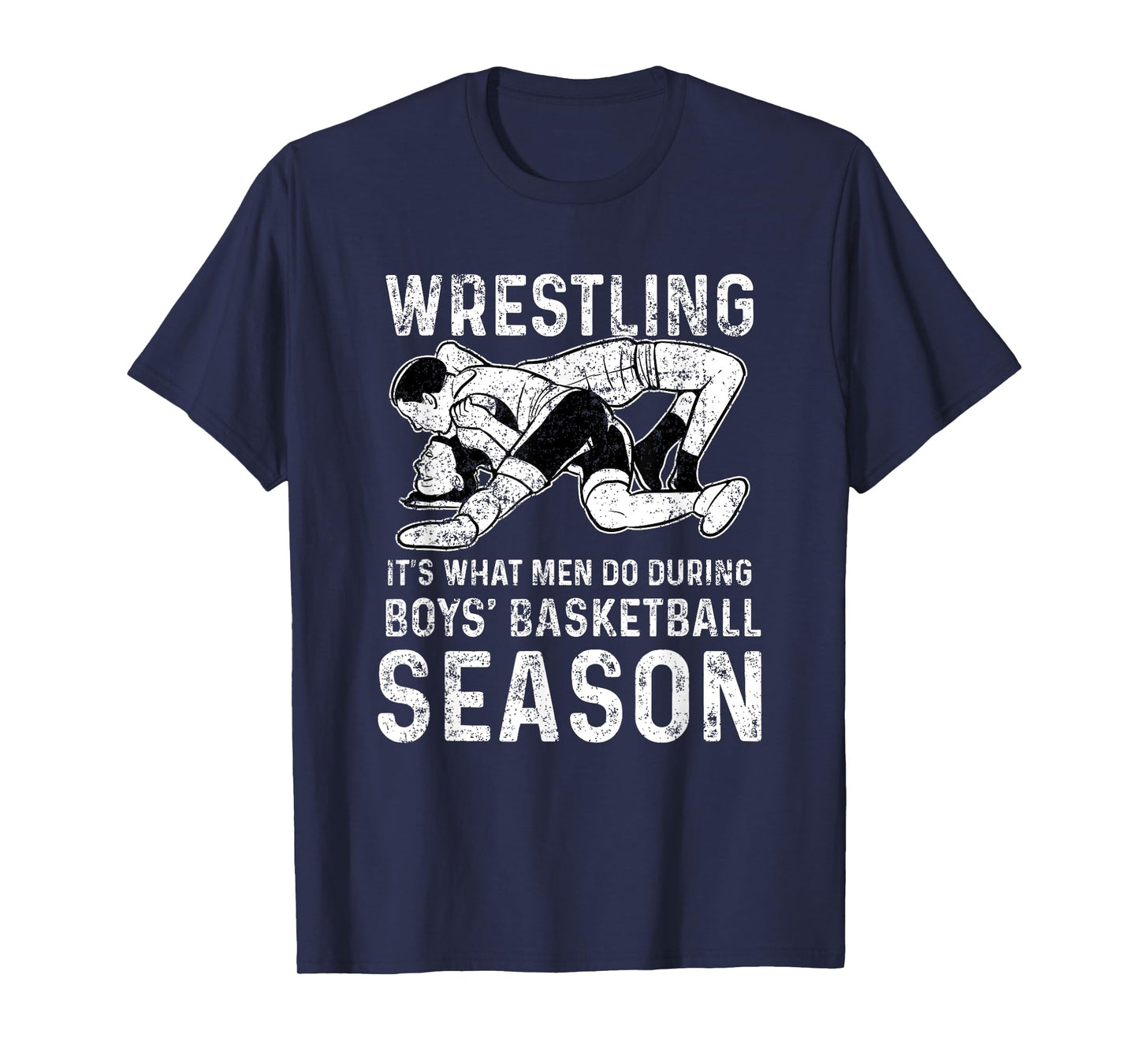 Wrestler Shop Men's Wrestling T-Shirt, Black, Small