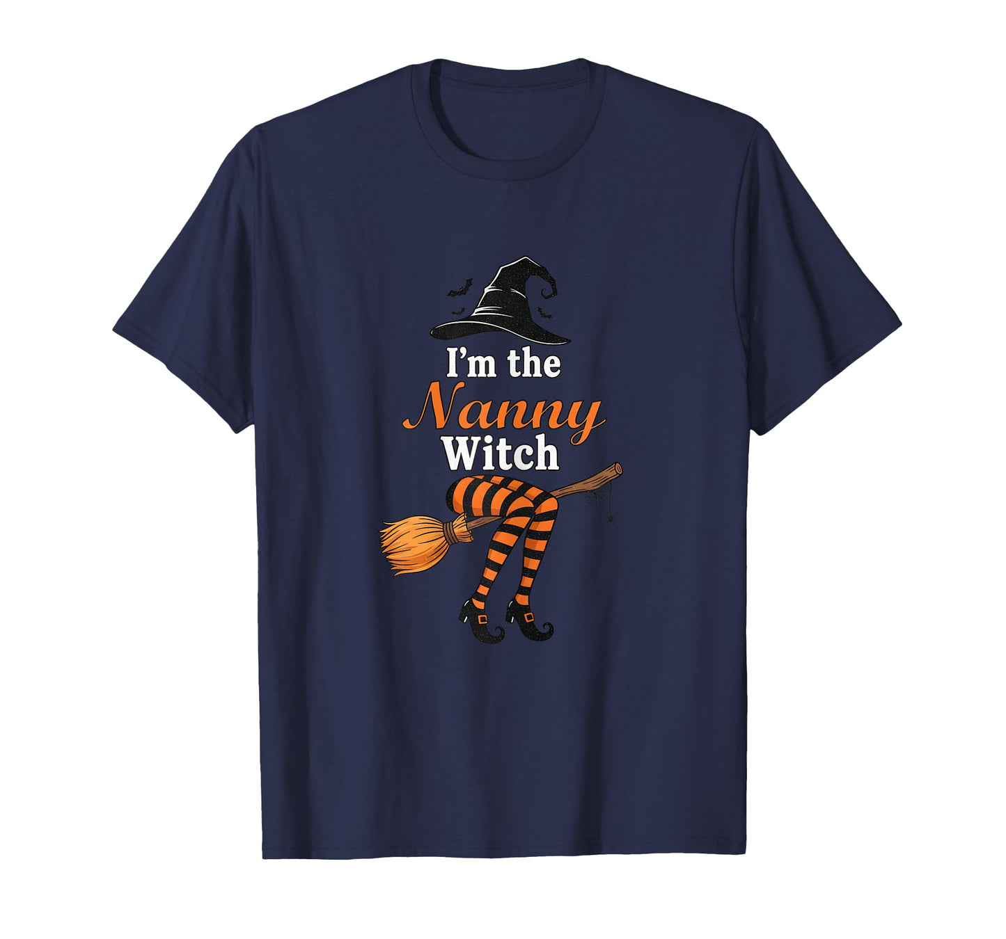 I’m The Nanny Witch Funny Grandma Halloween Costume T-Shirt
