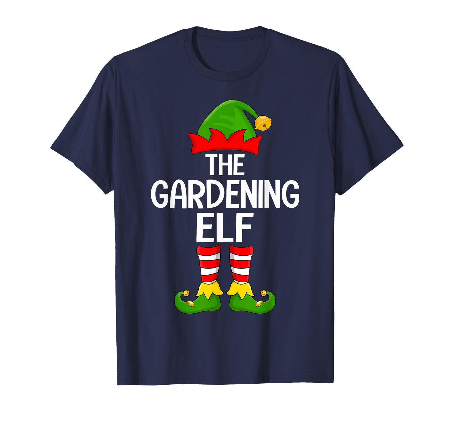 Gardening Elf Xmas Matching Family Elf Squad Christmas T-Shirt