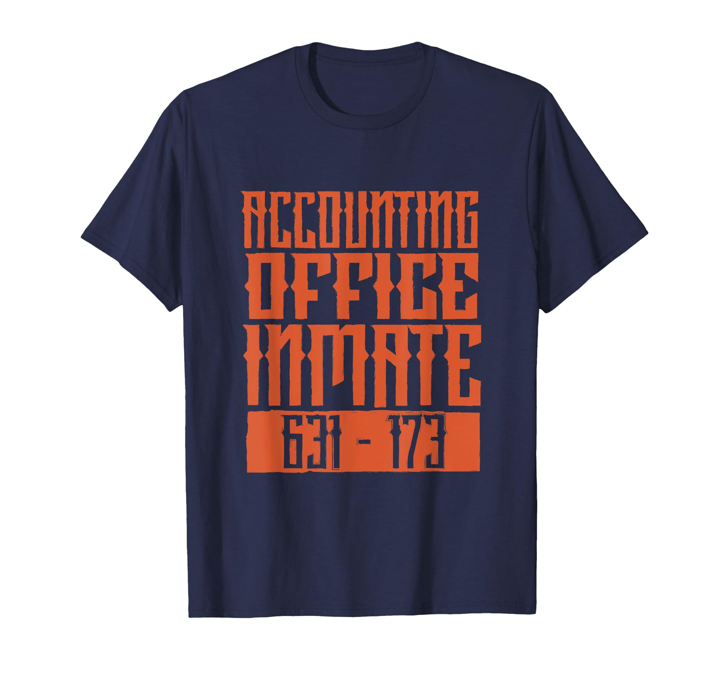 Accounting Office Inmate Jail Halloween Costume T-Shirt