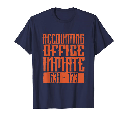 Accounting Office Inmate Jail Halloween Costume T-Shirt
