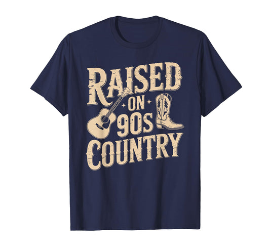 Raised on 90s Country Vintage Southern Music T-Shirt