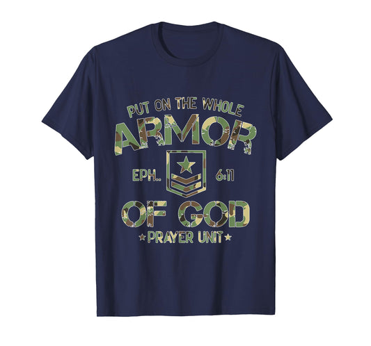 Draw on God's Ephesians' spiritual armour T-Shirt