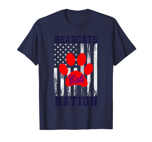Huntingdon Area Bearcats Logo Nation HS T-Shirt