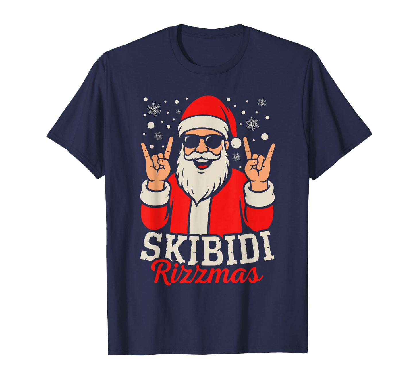 Skibidi Rizzmas Christmas Rizz Santa Claus Charisma Xmas T-Shirt