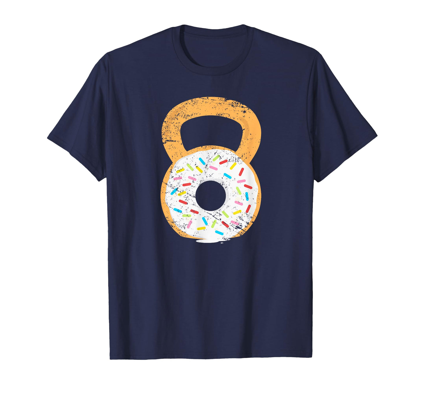 Kettlebell Donut, Funny Doughnut Fitness Joke T-Shirt T-Shirt