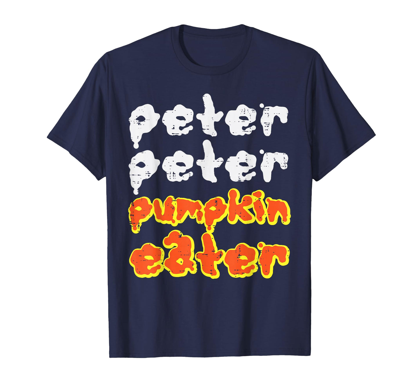 Halloween Peter Pumpkin Eater Matching Costume Women Kid Men T-Shirt