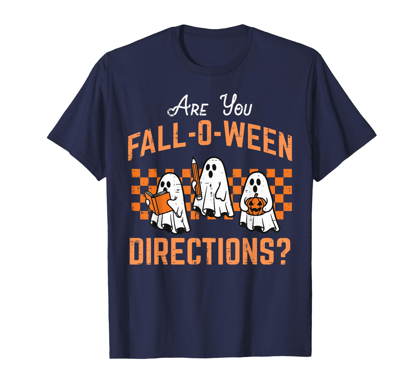 are You Falloween Directions Funny Halloween Teacher Teach T-Shirt