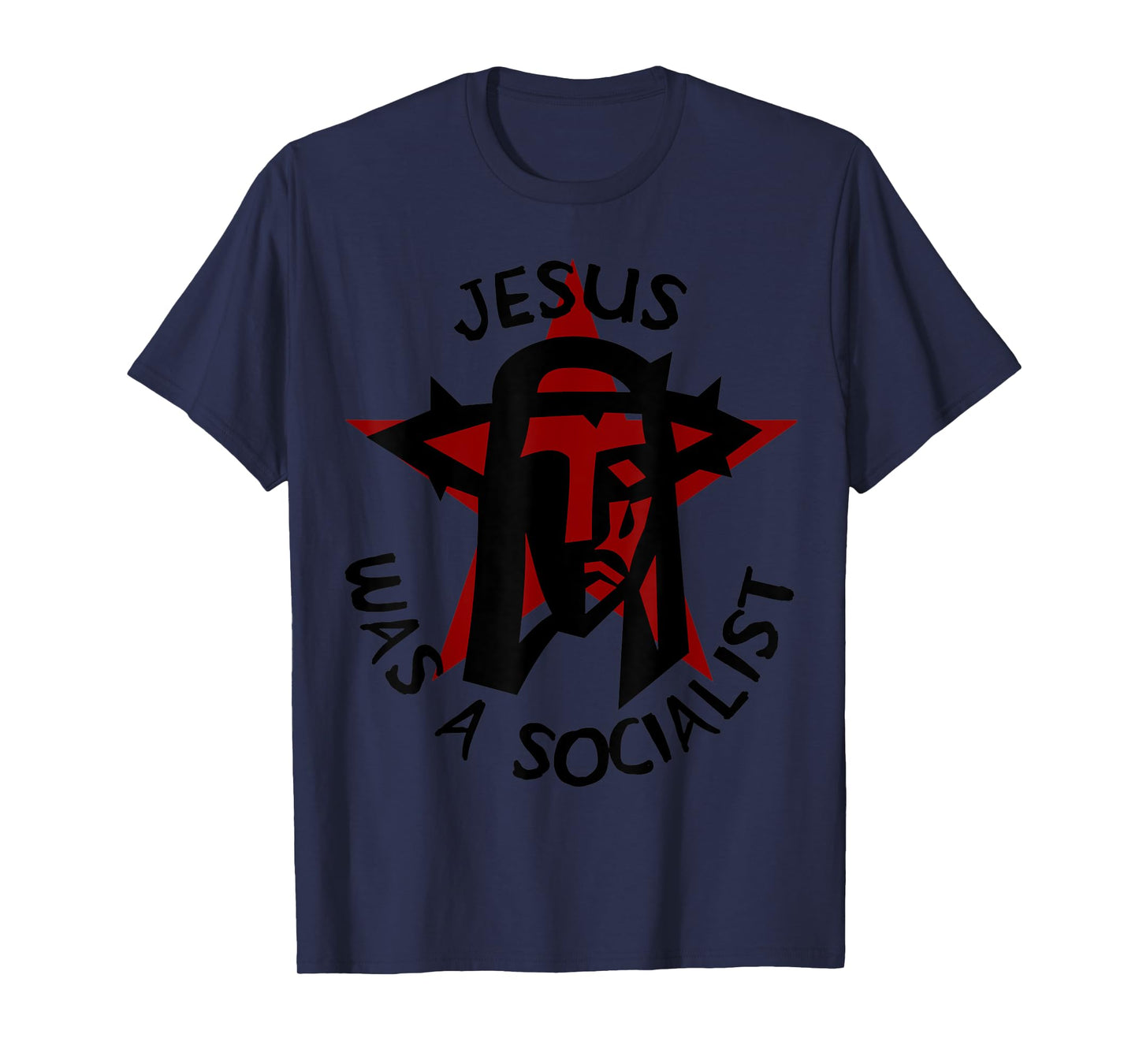 Jesus Was A Socialist Red Star - Liberation Theology T-Shirt