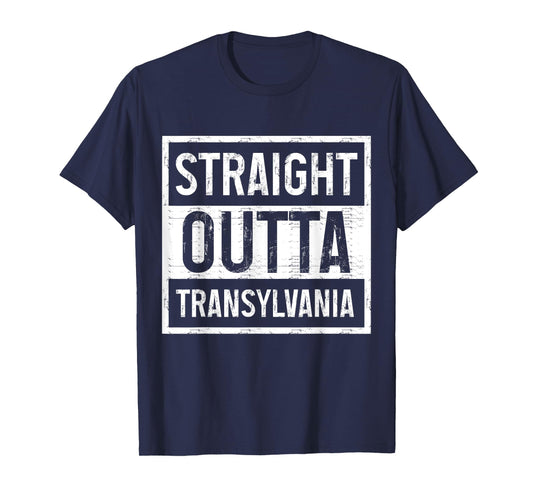 Straight Outta Transylvania Romania Romanian Pride T-Shirt
