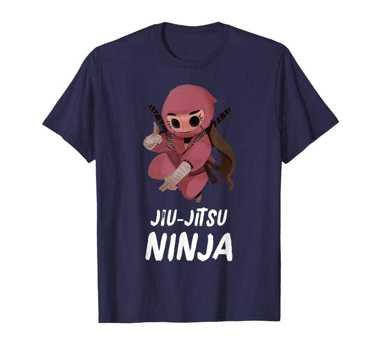 Girls Jiu-Jitsu Ninja Funny Sports T-Shirt