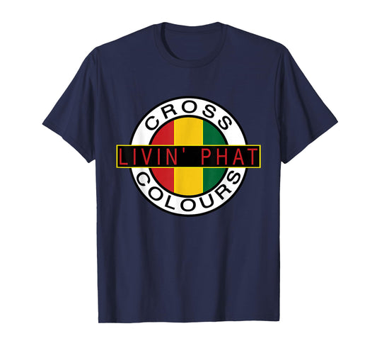CROSS COLOURS | Retro Graphic 1990's Vintage Unisex-Adult T-Shirt