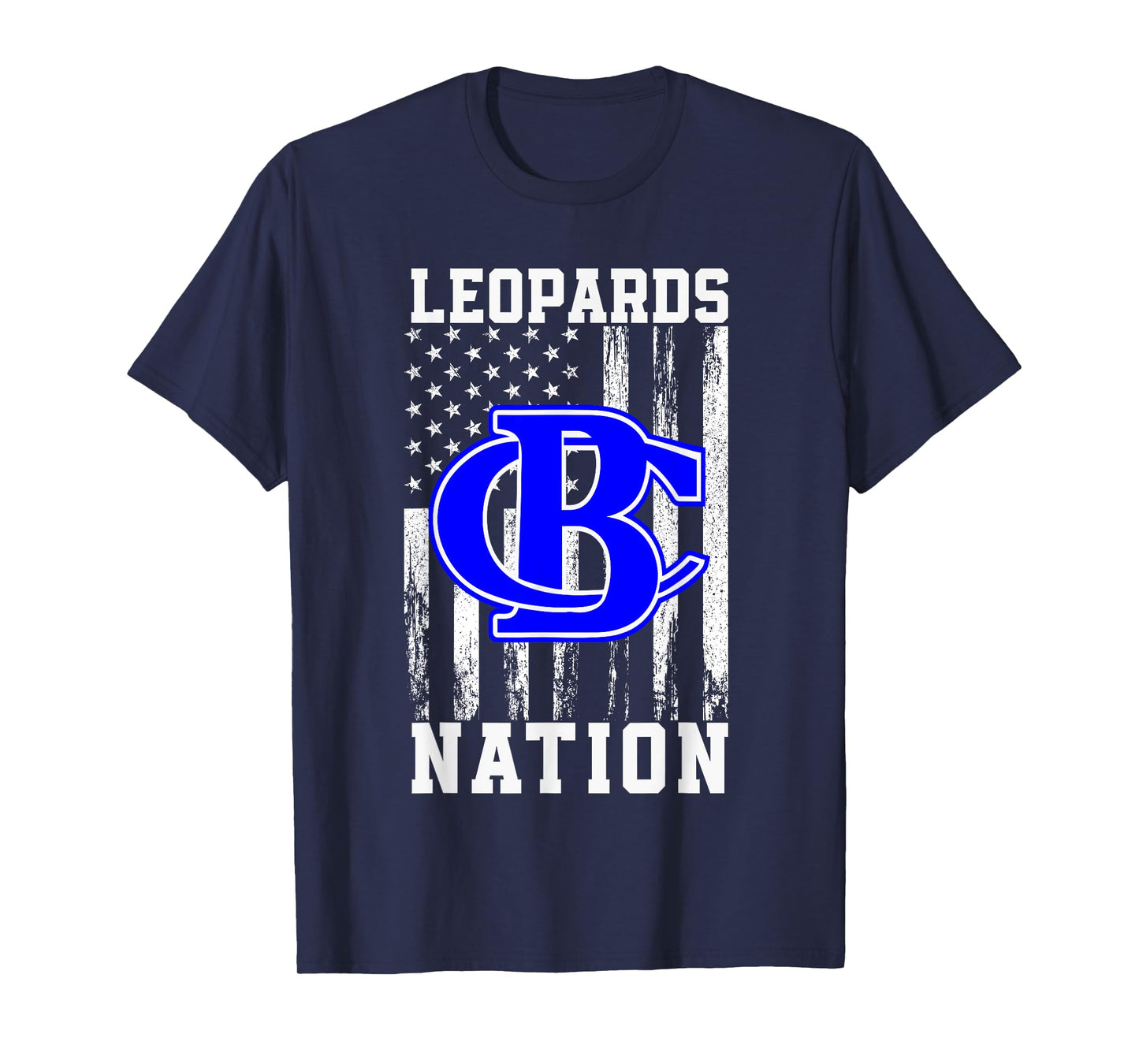 Banks County Leopards Logo Nation HS T-Shirt