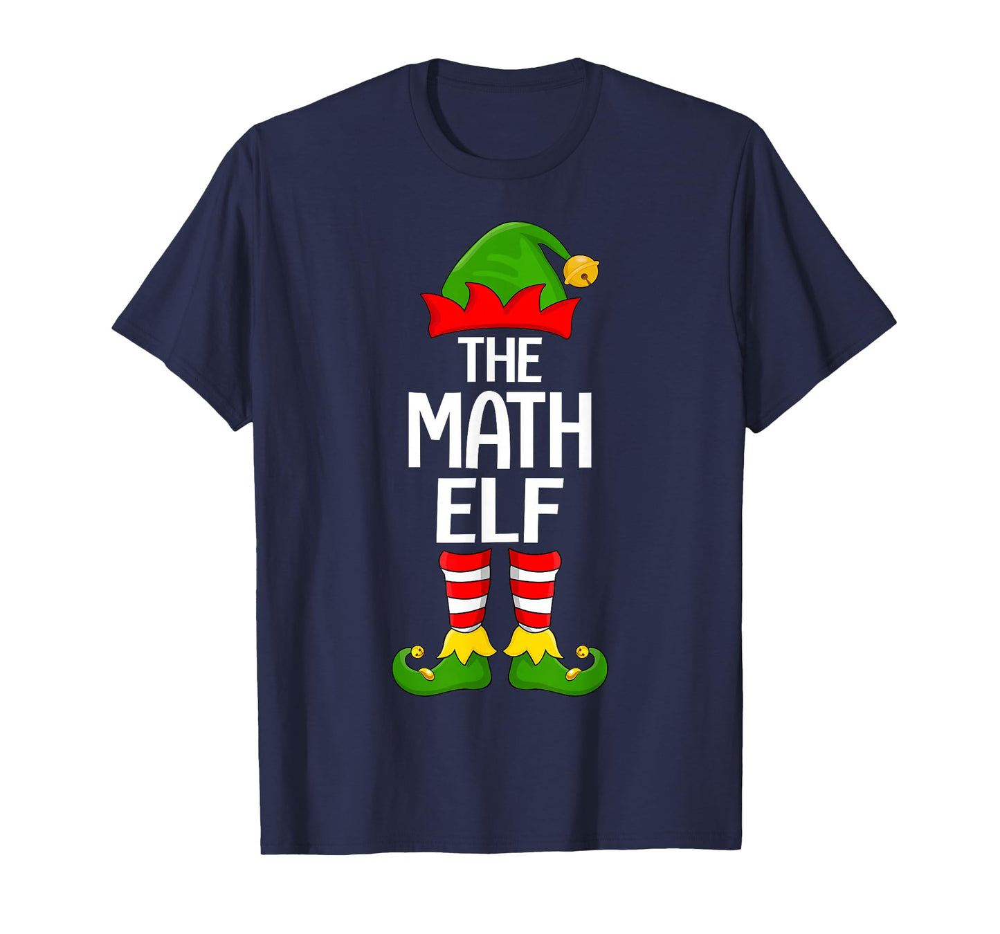 Math Elf Xmas Matching Family Elf Squad Christmas T-Shirt