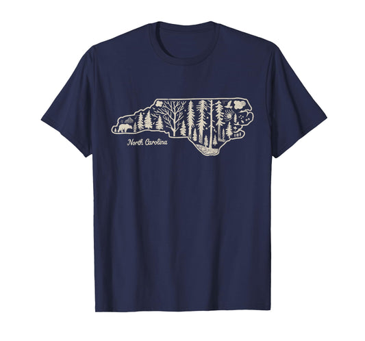 Vintage North Carolina USA Outdoor T-Shirt