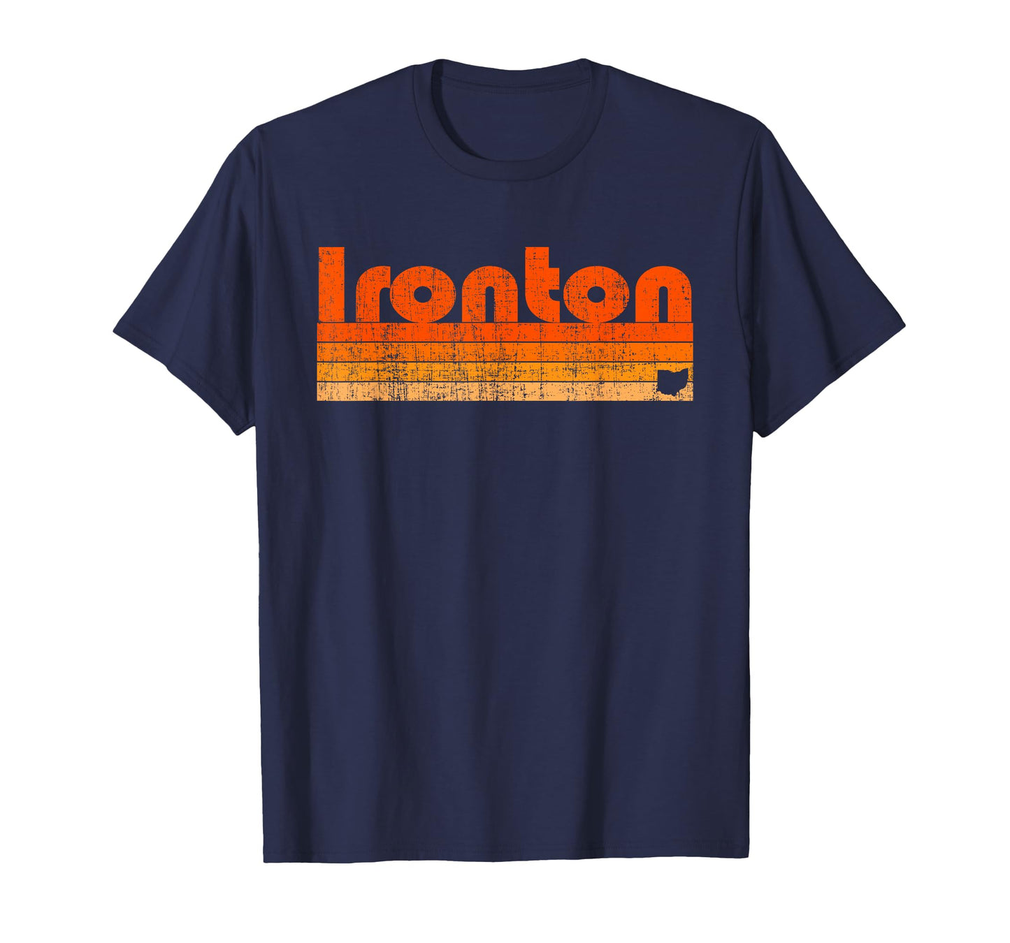 Ironton, Ohio Retro 80s Style T-Shirt