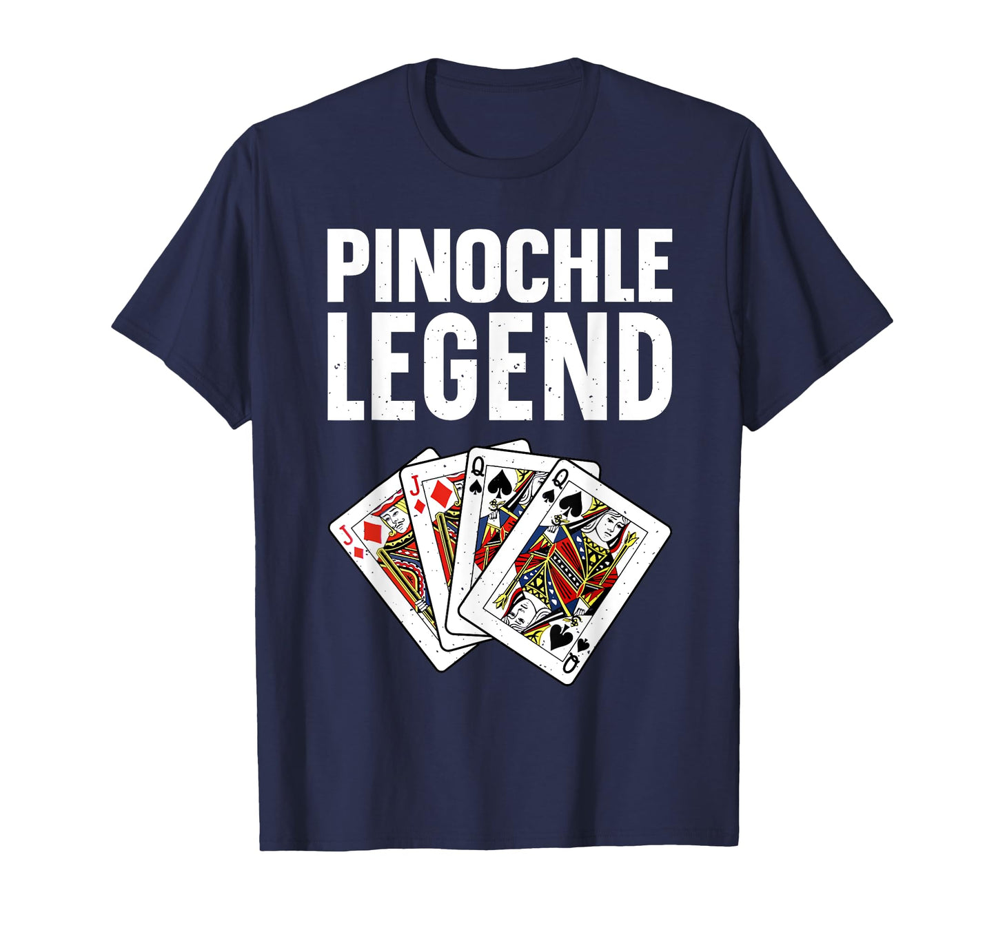 Funny Pinochle Art For Men Women Card Game Pinochle Players T-Shirt