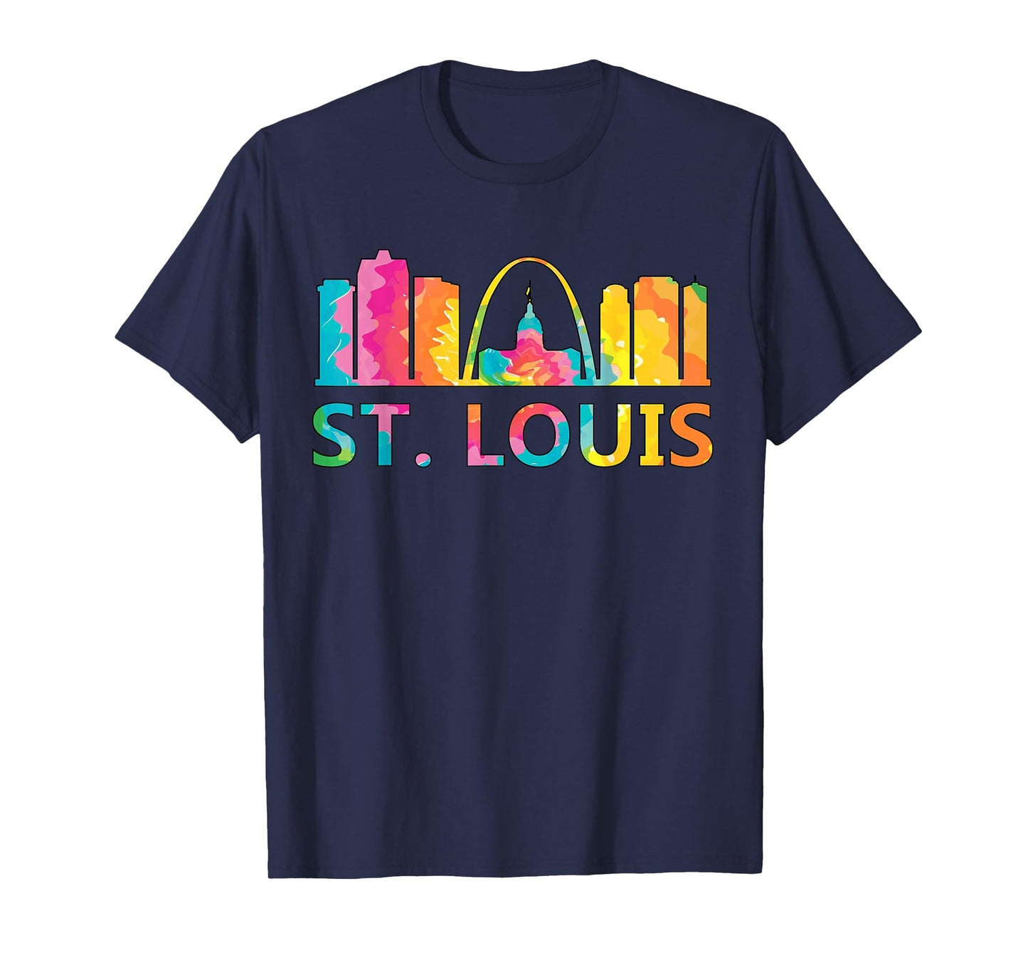 St Louis Mens Womens Kids St Louis USA American Tie Dye T-Shirt