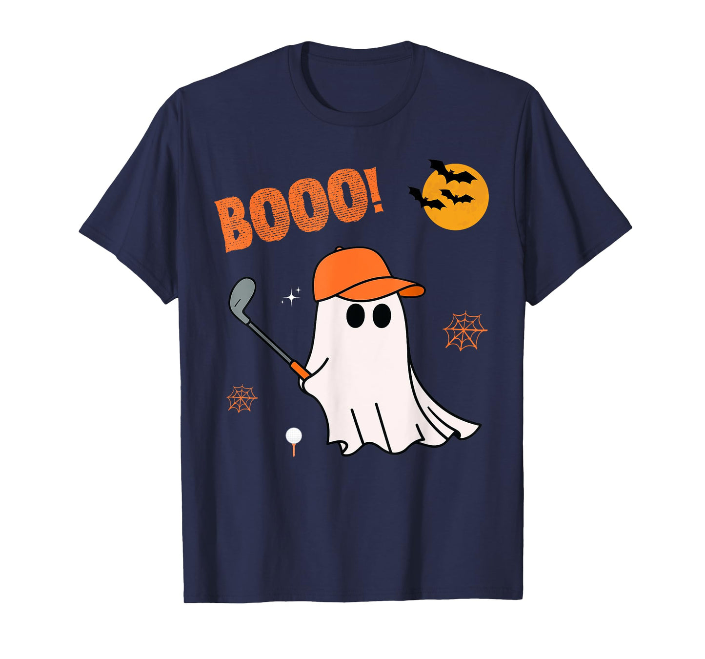 Halloween Golf Skeleton Spooky Vintage Funny Golf Halloween T-Shirt