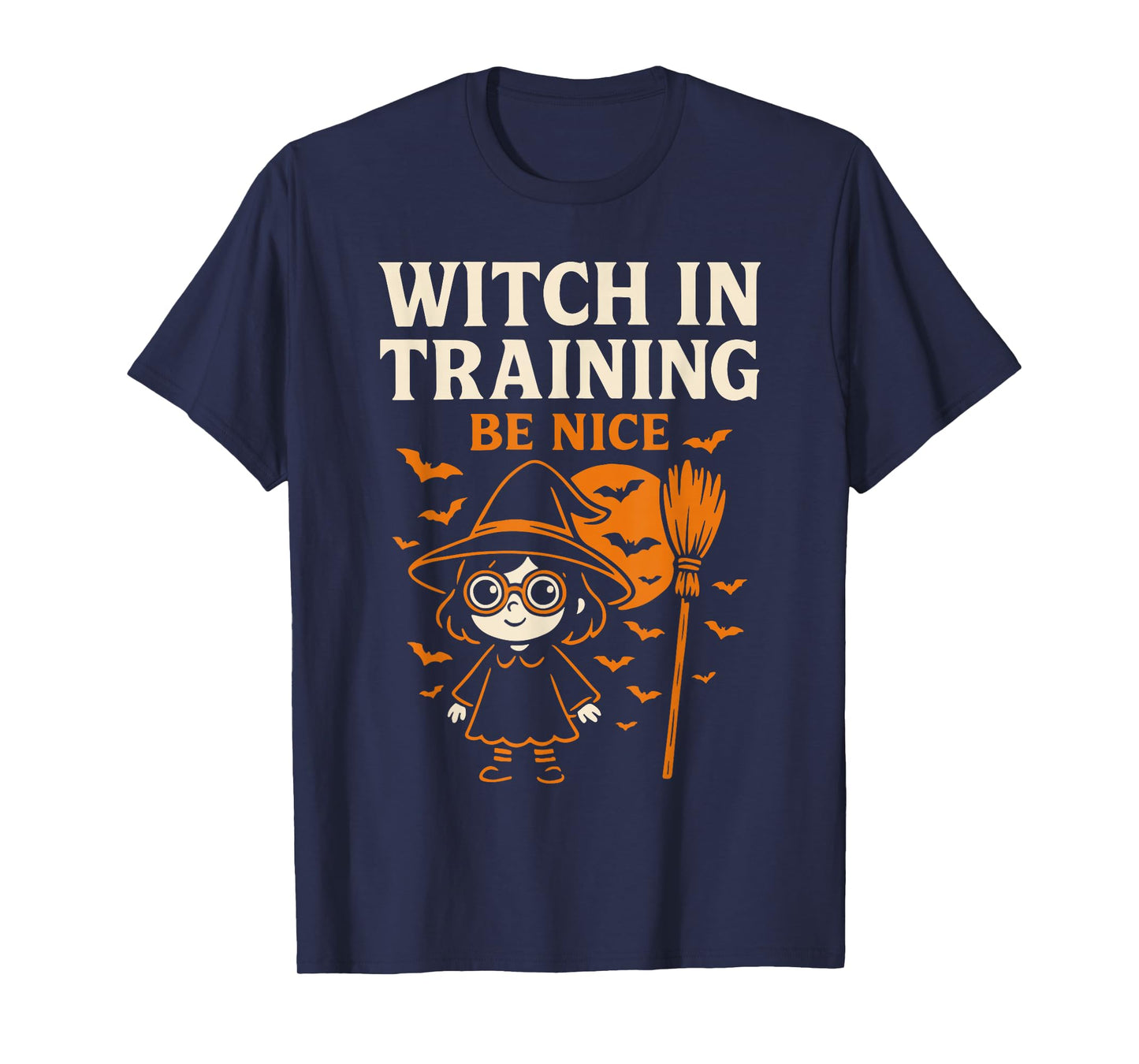 Witch in Training Be Nice Halloween Costume T-Shirt