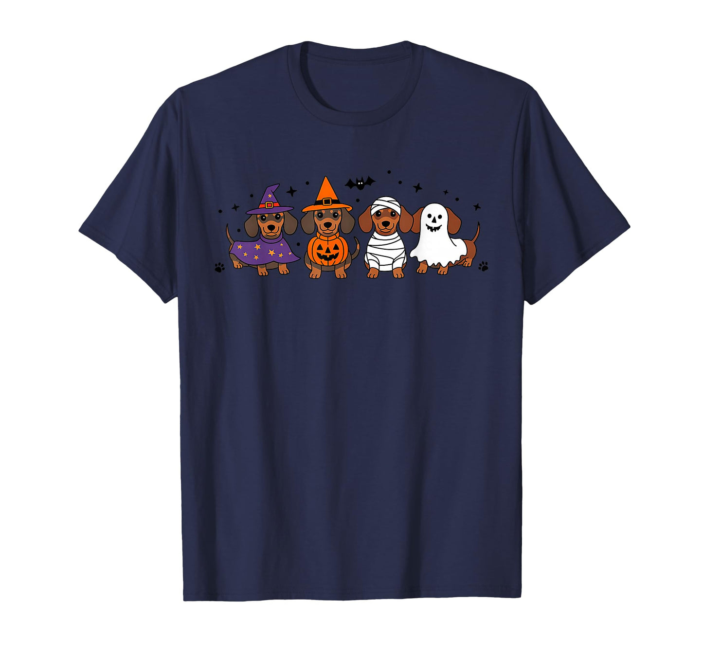Halloween Dachshund Dogs Funny Costume Spooky T-Shirt