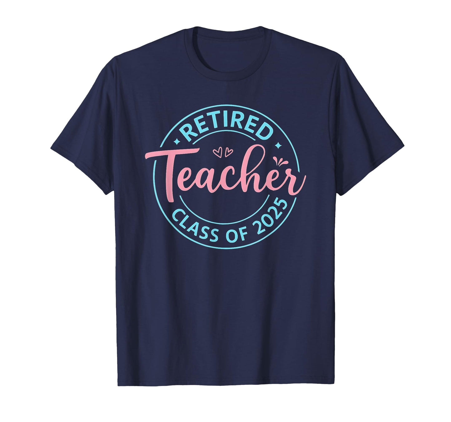 Retired Teacher Class Of 2025 vintage Teacher Retirement T-Shirt