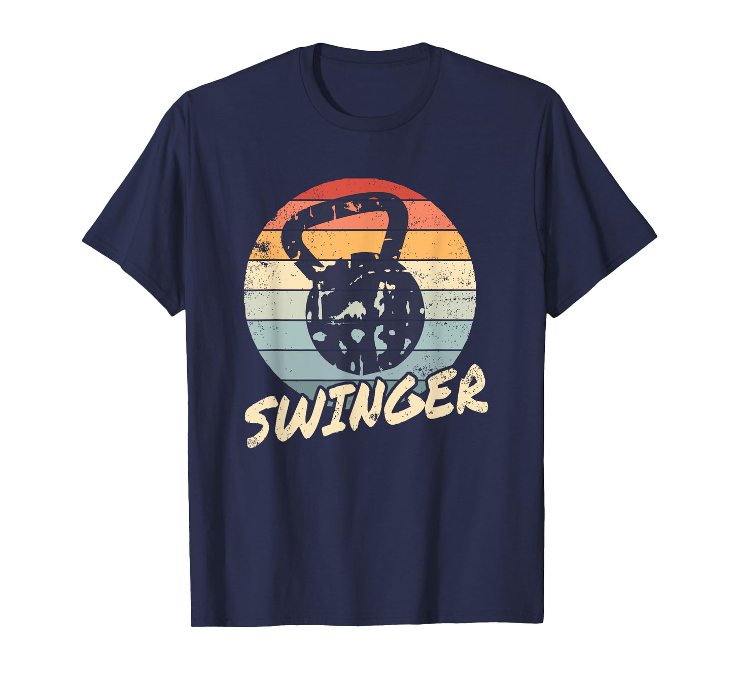 Funny Kettlebell Swinger Workout Gym Bodybuilder Fitness T-Shirt