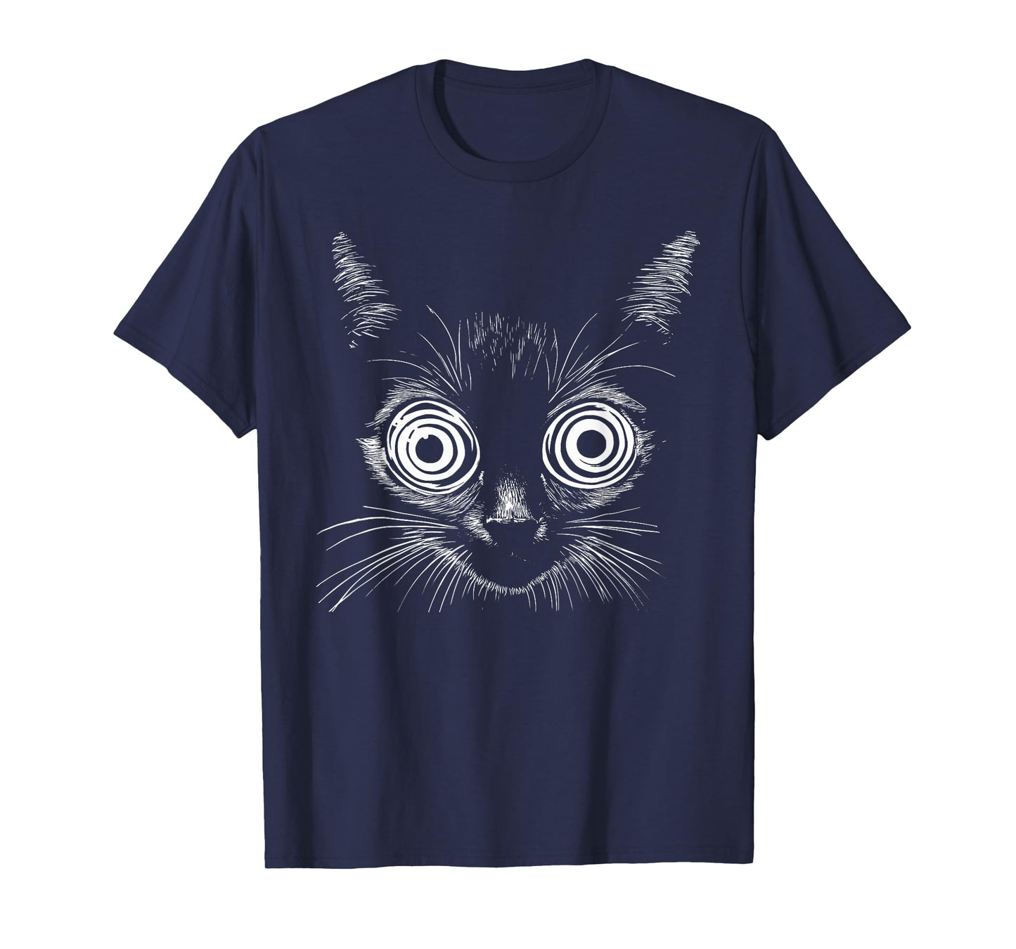 Psychedelic Cats Gothic Alt Dark Aesthetic Grunge Weirdcore T-Shirt