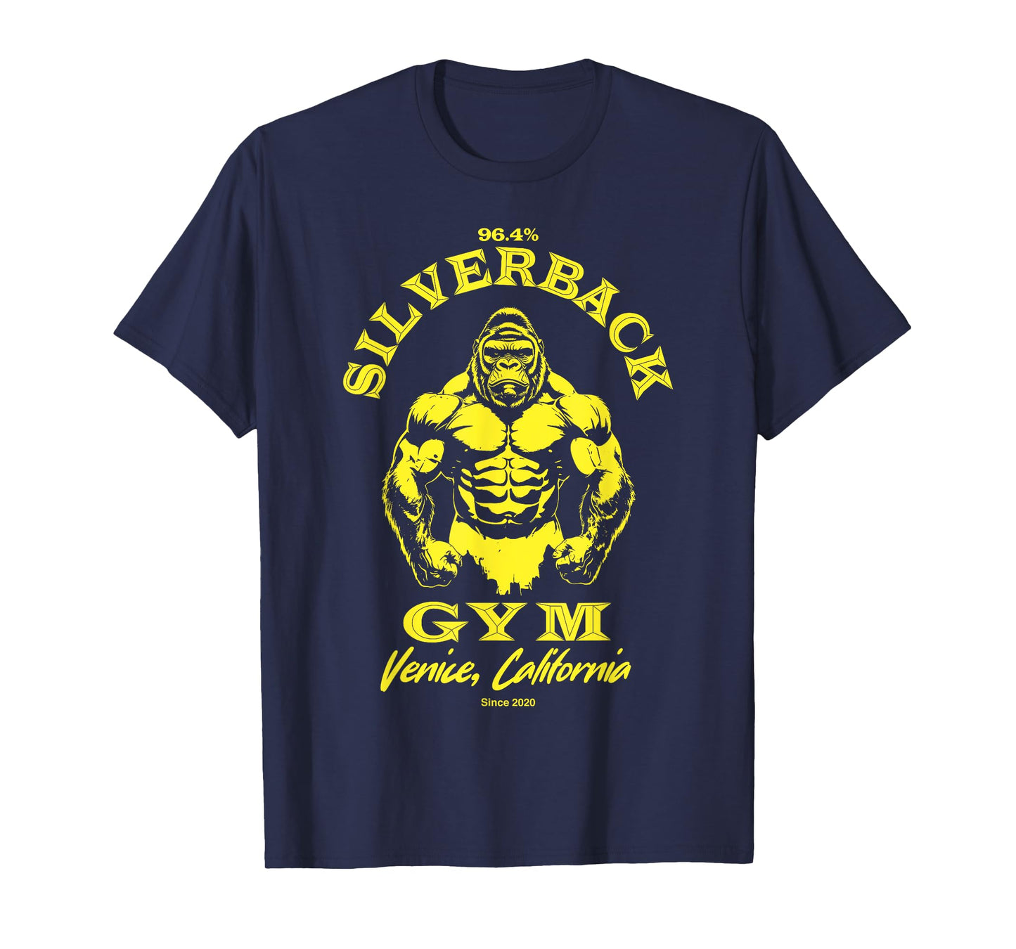 96.4% Silverback Gym apparel, body building, Strongman, ape T-Shirt