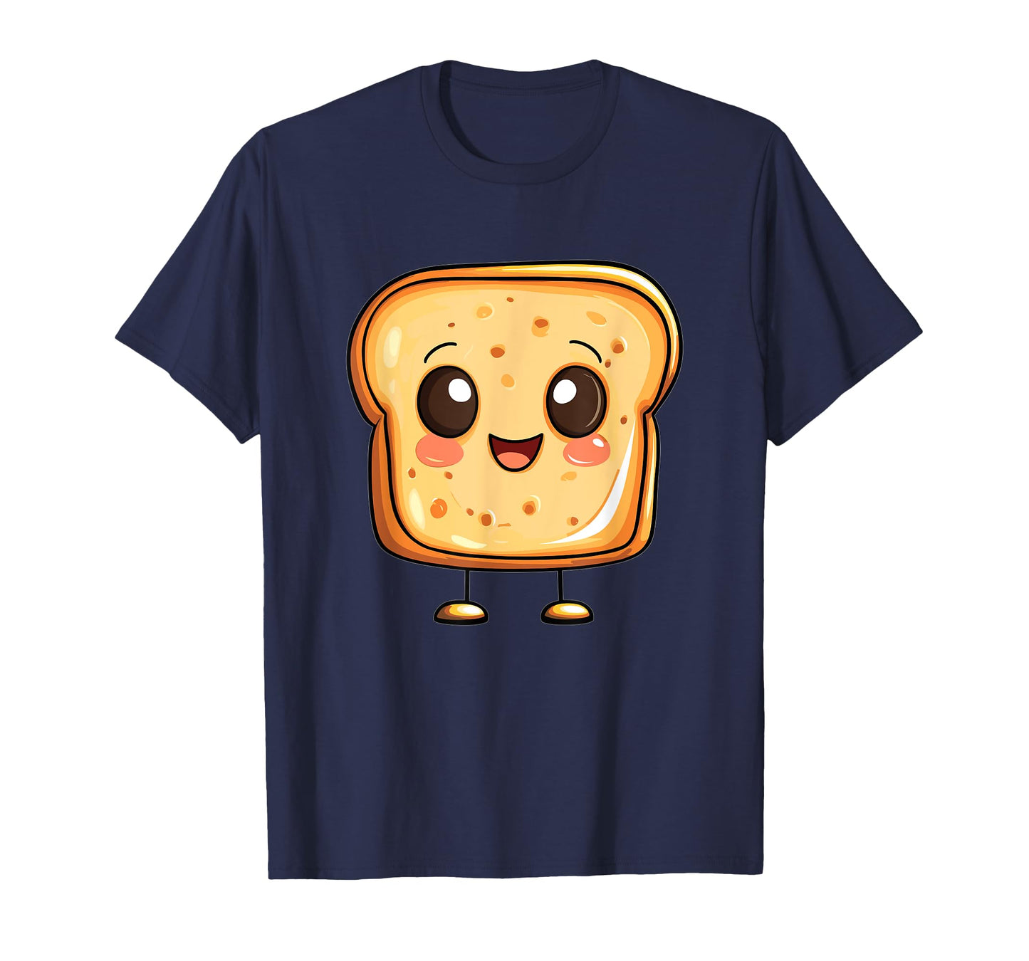 Adorable Toast Cartoon T-Shirt