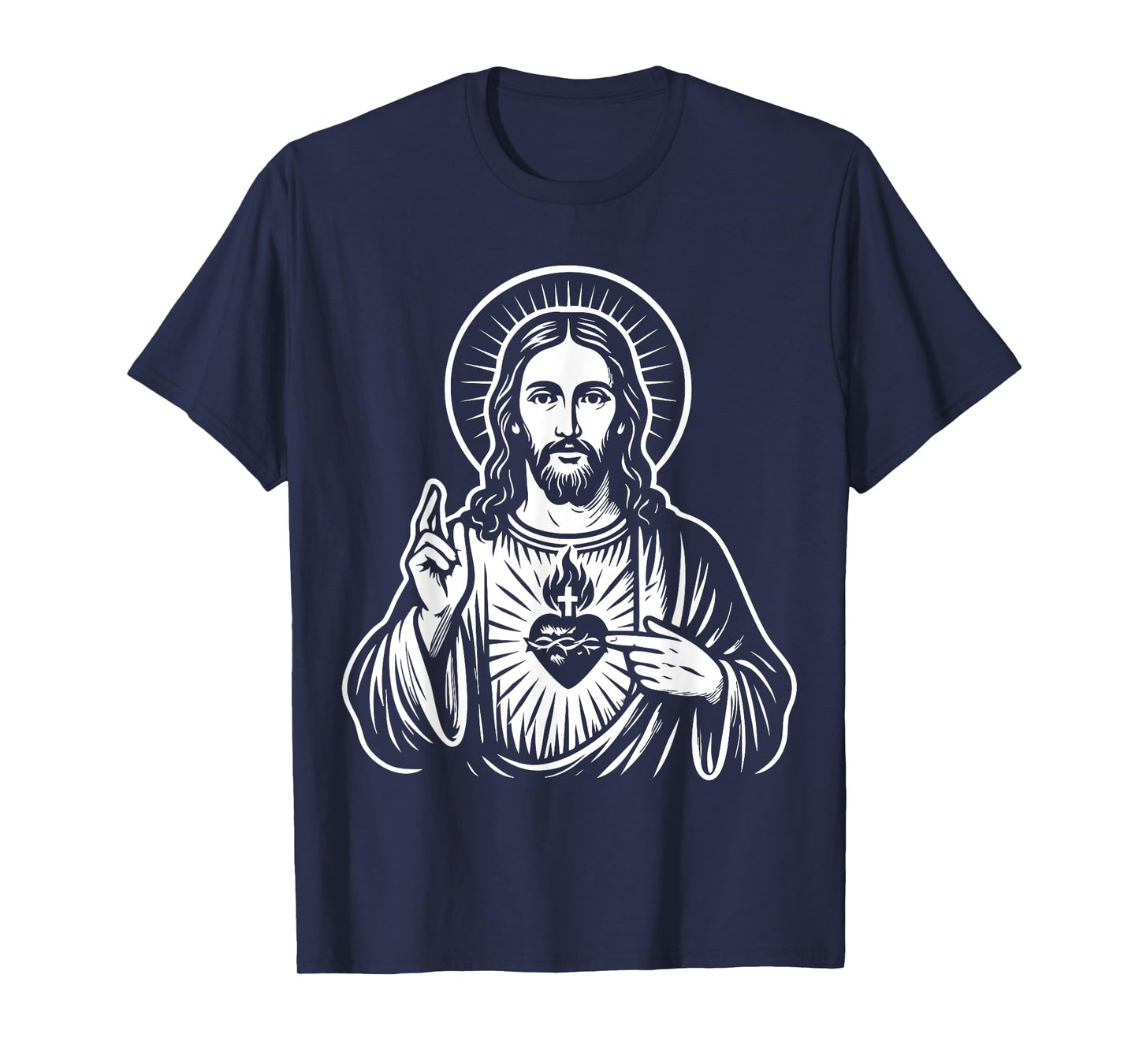 Sacred Heart of Jesus Christ Catholic Art T-Shirt