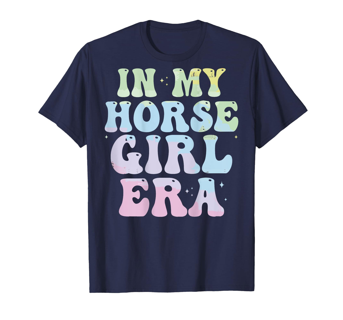 In my horse girl era Equestrian Horse Riding girls (on back) T-Shirt