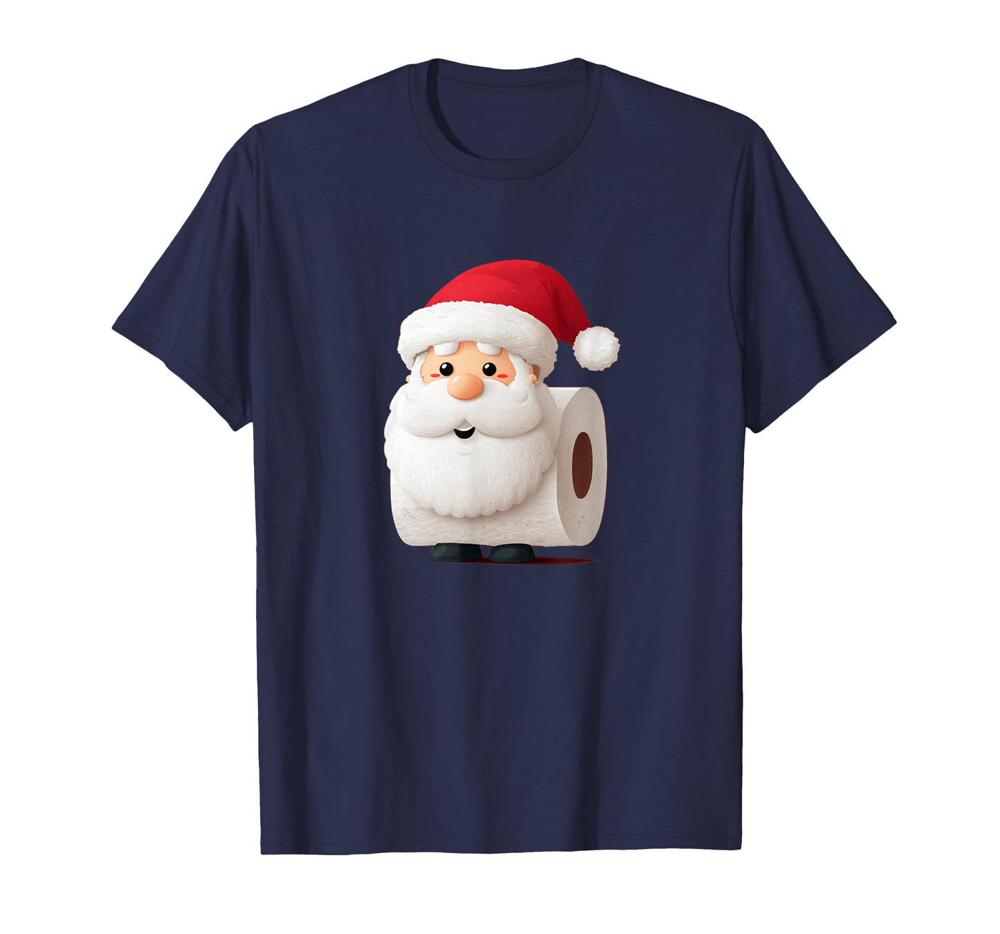 Funny Toilet Paper Santa Claus Costume for Boys and Girls T-Shirt