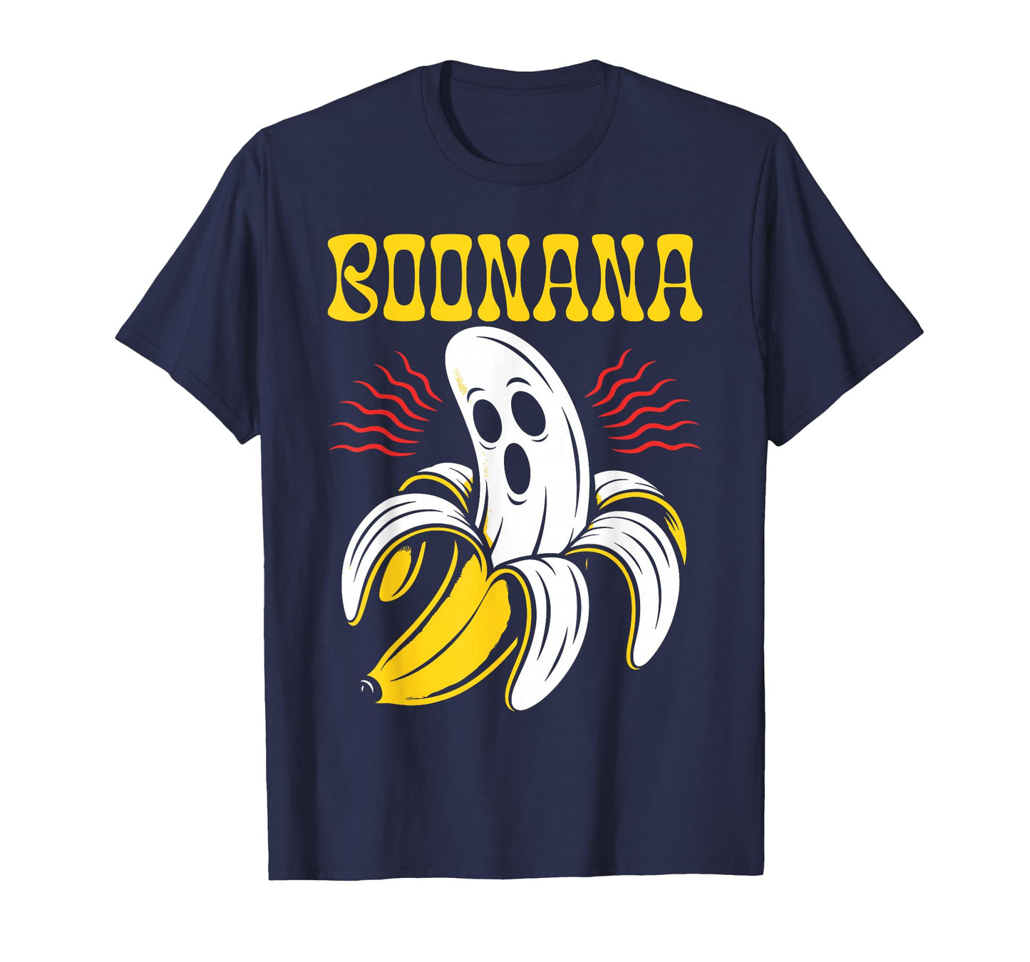 Boonana Cute Ghost Banana Halloween Costume Men Women Kids T-Shirt