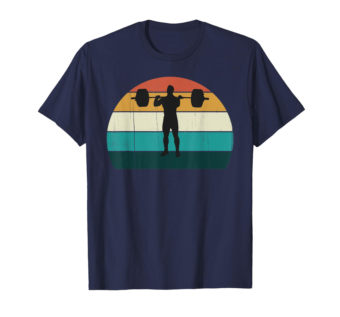 Retro Weightlifter - Vintage Gym Powerlifter / Squat Gift T-Shirt