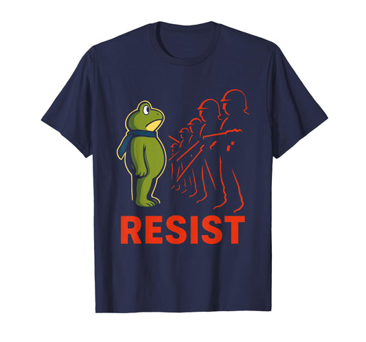 Vintage Portland 2025 Resist Portland Frog Protest Men Women T-Shirt