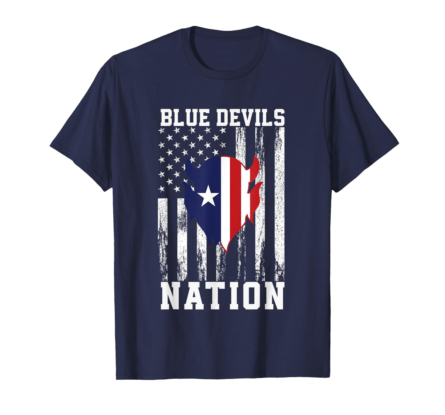 Zanesville Blue Devils Logo Nation HS T-Shirt
