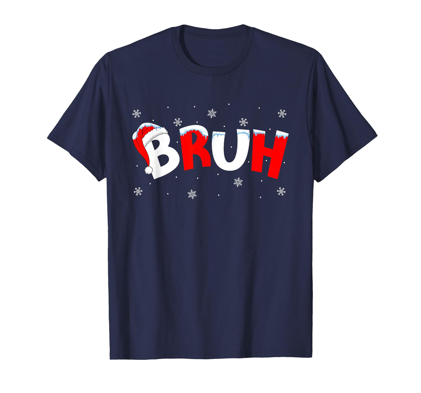 Bruh Christmas Matching Family Teens Boys Kids Xmas T-Shirt