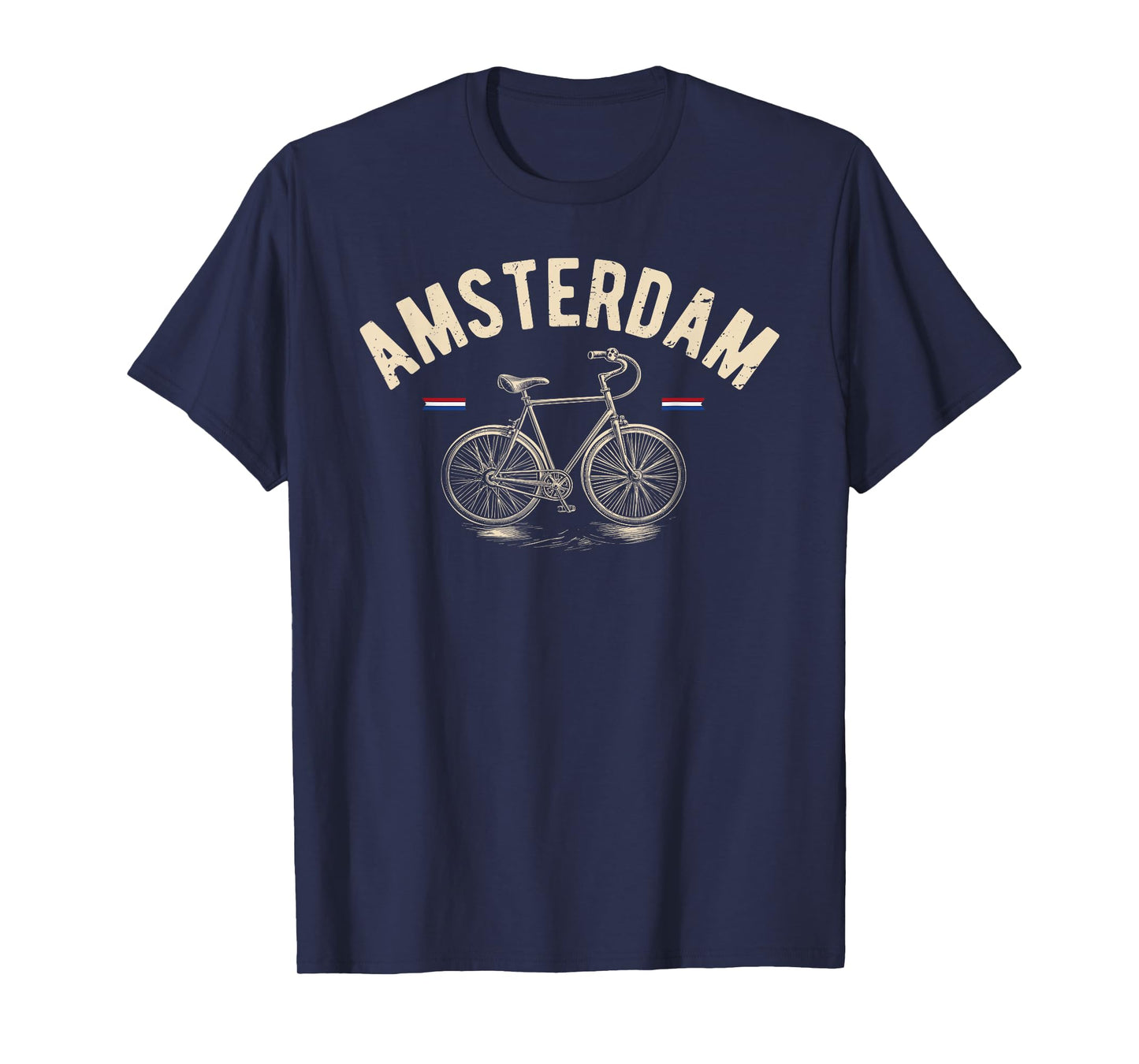Vintage Bicycle Amsterdam Netherlands | Bike Lover T-Shirt